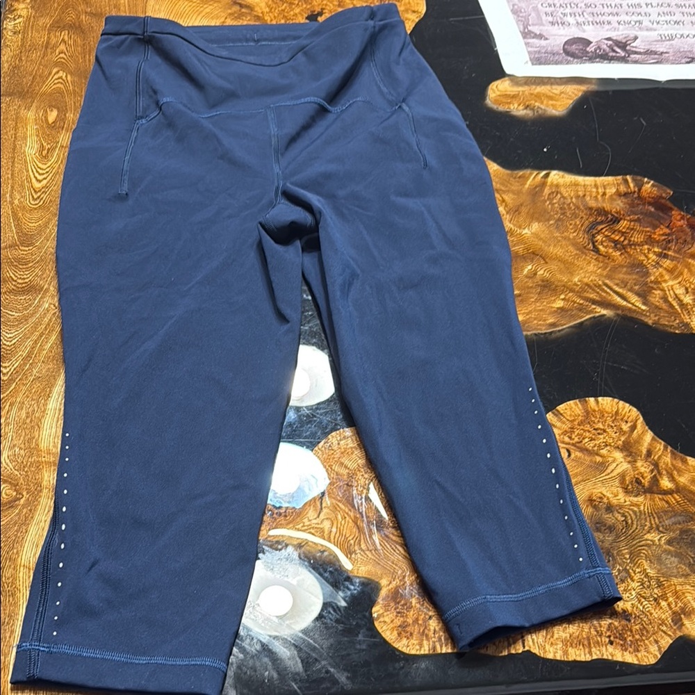Lululemon Athletica Navy Capri Pants